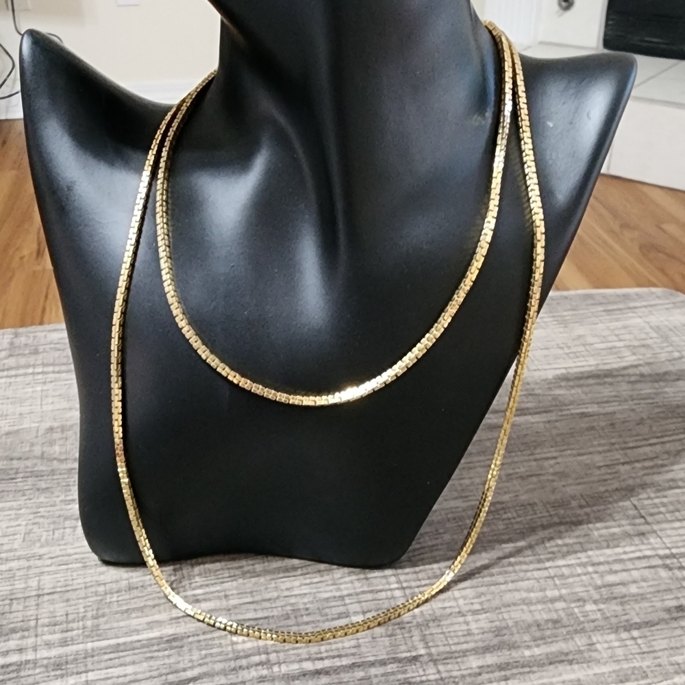 Monet Shimmering Gold Necklace